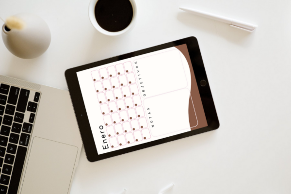PLANNER WAVES BROWN | ESP ✨ - Imagen 3